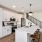 a kitchen with white cabinets